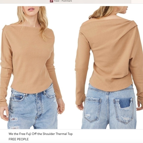We The Free Tops - We the Free Fuji Off the Shoulder Thermal Top size small